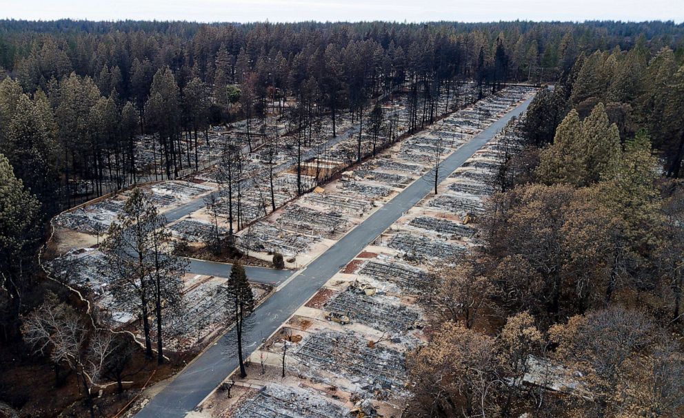 Camp Fire in Paradise, Calif.